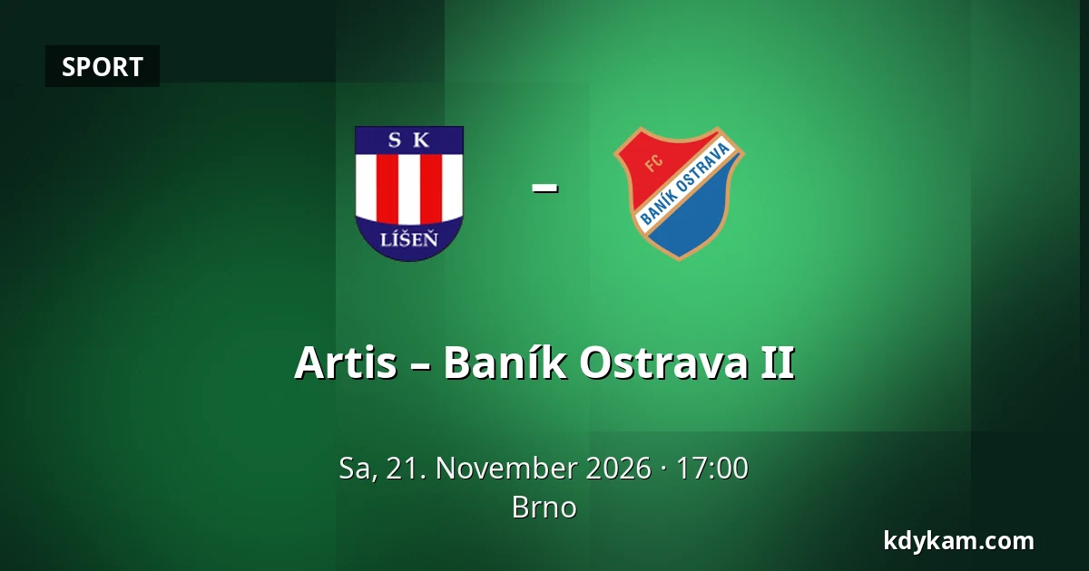 Artis – Baník Ostrava II — Town Stadium Karvina, Karviná
