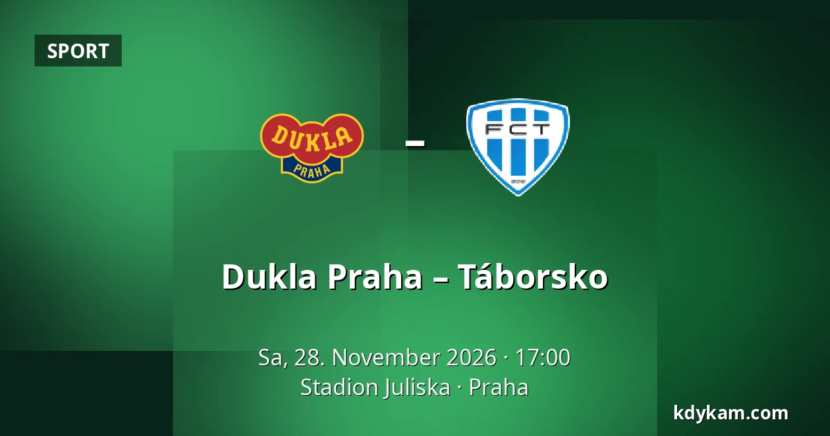 Dukla Praha – Táborsko — Stadion Juliska, Prag