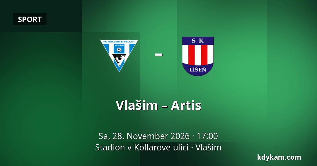 Vlašim – Karviná — Stadion v Kollarove ulici, Vlašim