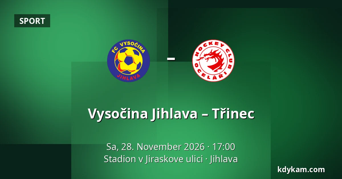 Vysočina Jihlava – Třinec — Stadion v Jiraskove ulici, Iglau