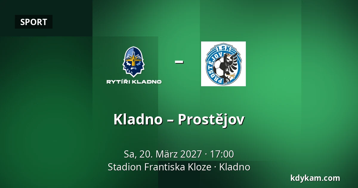 Kladno – Prostějov — Stadion Frantiska Kloze, Kladno