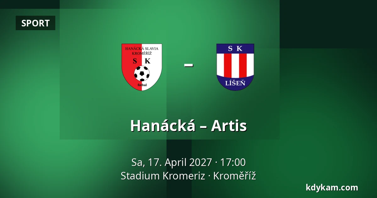 Hanácká – Artis — Stadium Kromeriz, Kroměříž