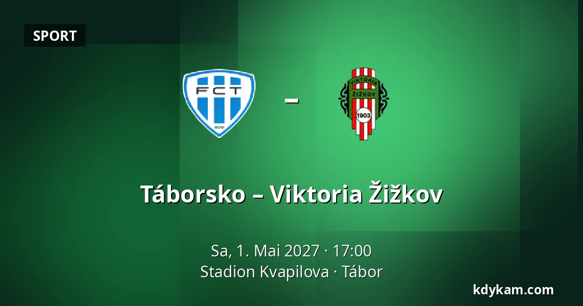 Táborsko – Viktoria Žižkov — Stadion Kvapilova, Tabor