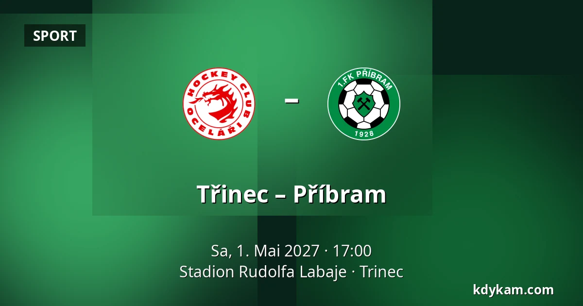 Třinec – Příbram — Stadion Rudolfa Labaje, Trinec