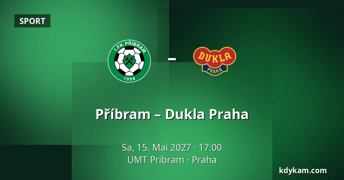 Příbram – Dukla Praha — UMT Pribram, Prag