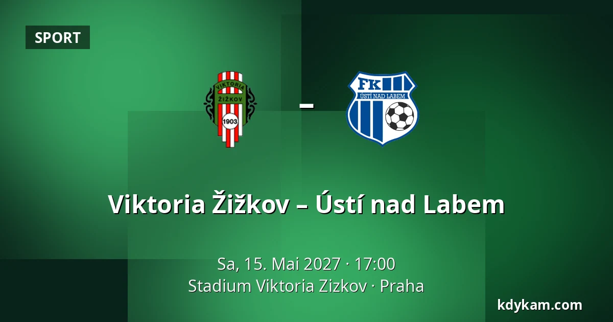 Viktoria Žižkov – Ústí nad Labem — Stadium Viktoria Zizkov, Prag