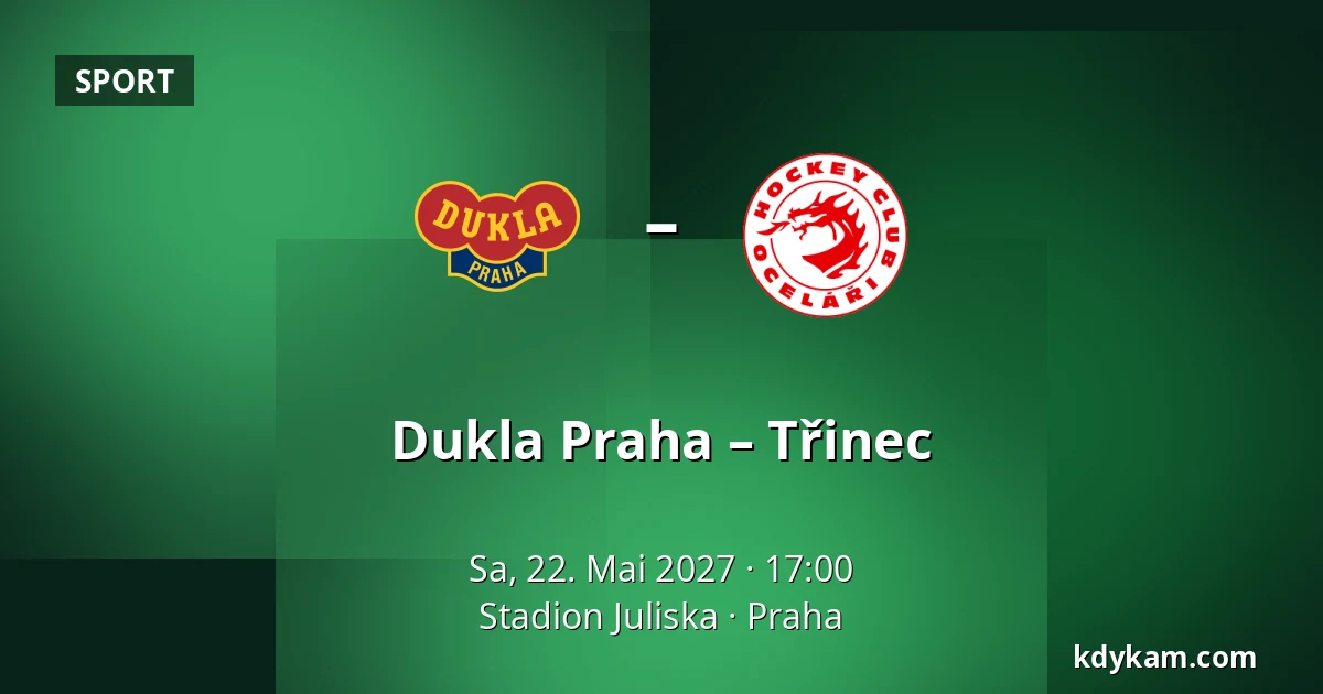 Dukla Praha – Třinec — Stadion Juliska, Prag