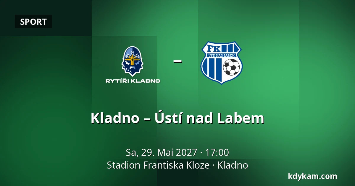 Kladno – Ústí nad Labem — Stadion Frantiska Kloze, Kladno