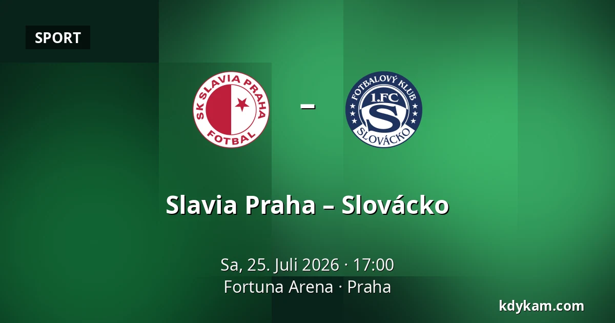 Slavia Praha – Slovácko — Fortuna Arena, Prag