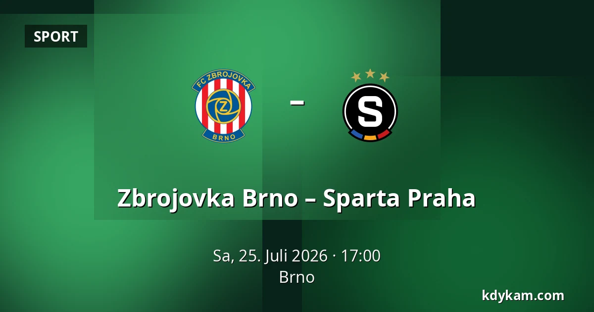 Zbrojovka Brno – Sparta Praha — Brünn