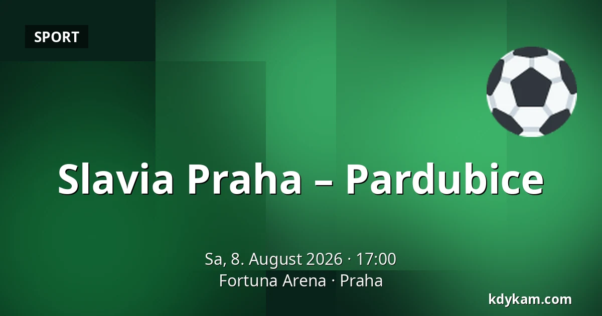 Slavia Praha – Pardubice — Fortuna Arena, Prag