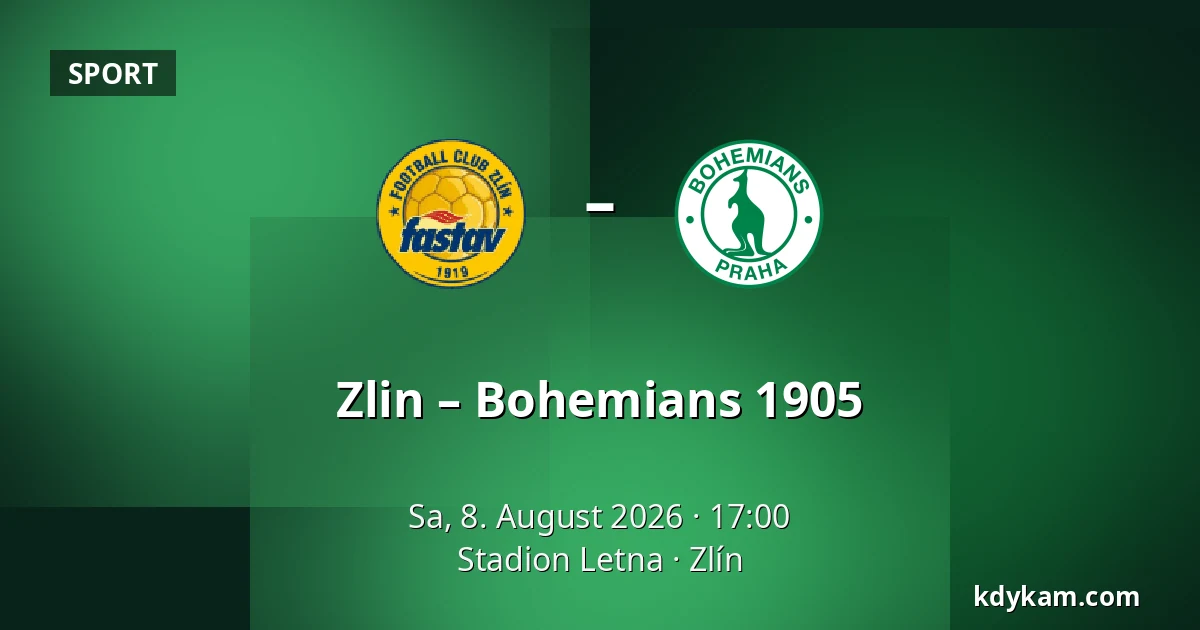 Zlin – Bohemians 1905 — Stadion Letna, Zlin