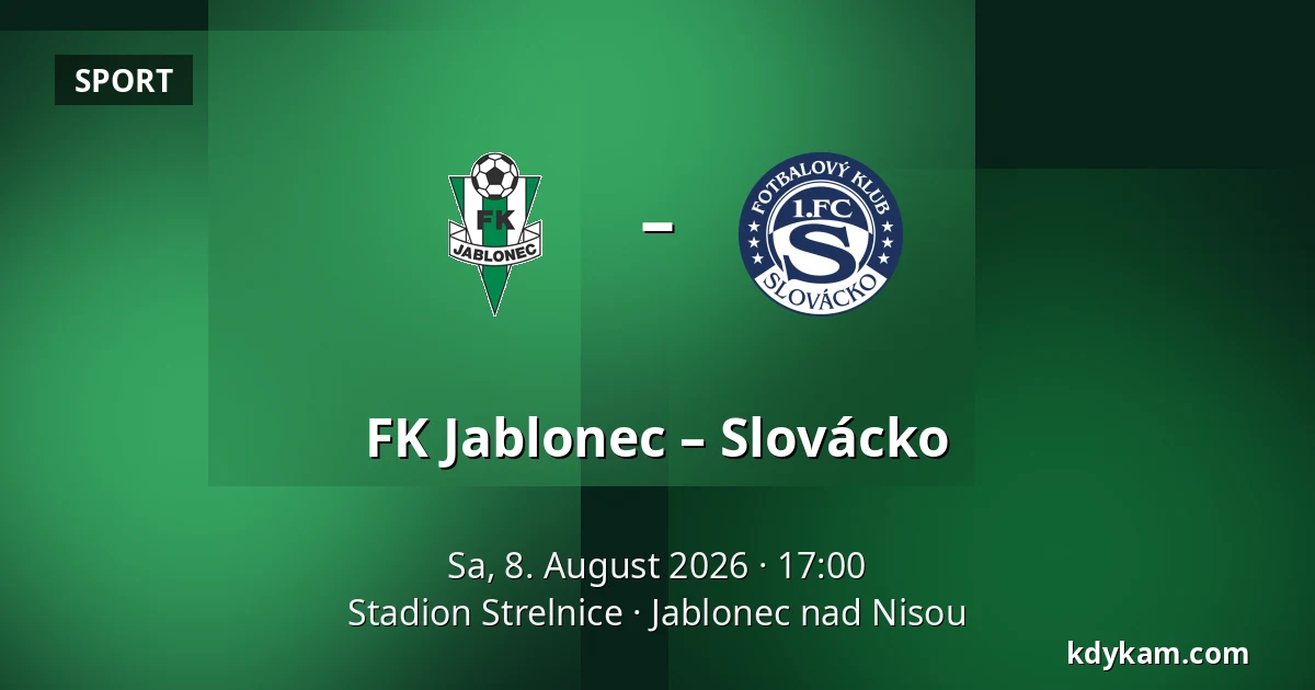 FK Jablonec – Slovácko — Stadion Strelnice, Jablonec nad Nisou