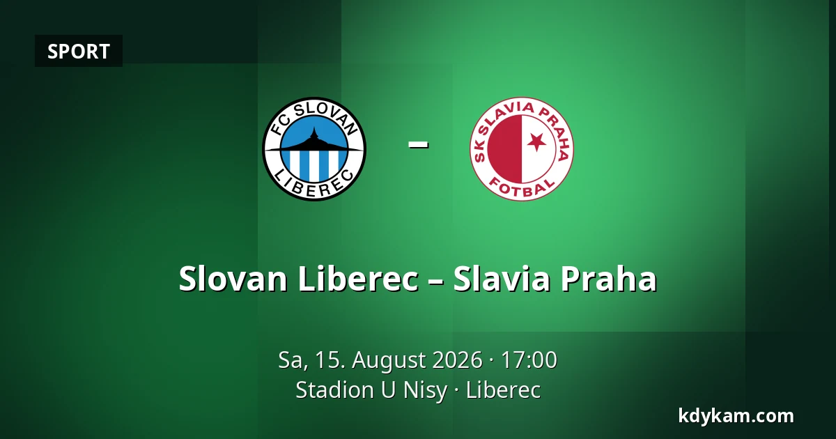 Slovan Liberec – Slavia Praha — Stadion U Nisy, Liberec