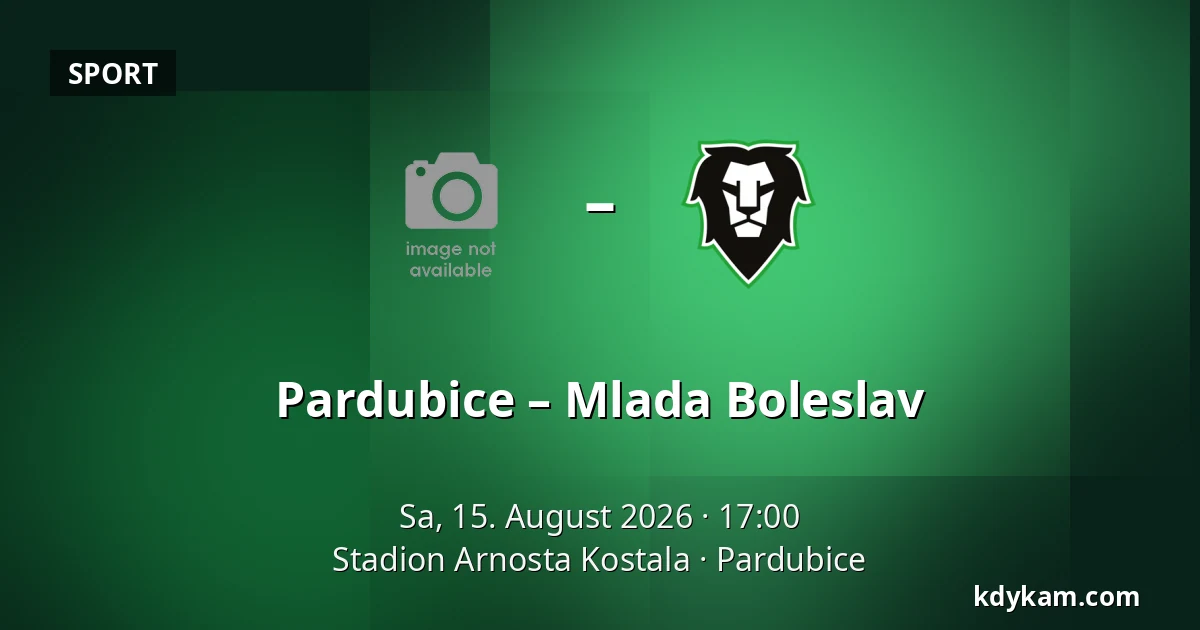 Pardubice – Mlada Boleslav — Stadion Arnosta Kostala, Pardubice