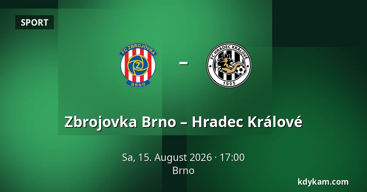 Zbrojovka Brno – Hradec Králové — Brünn