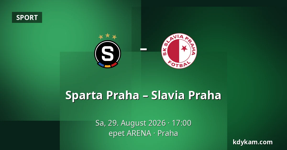 Sparta Praha – Slavia Praha — epet ARENA, Prag