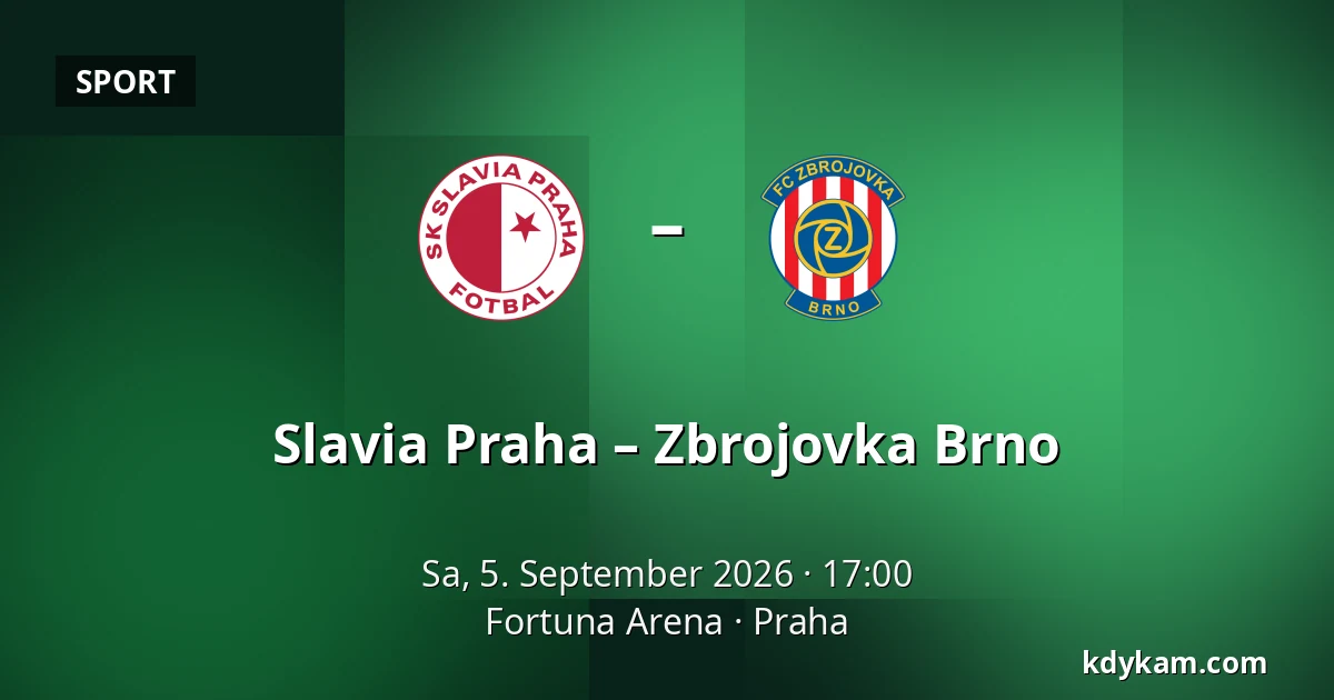 Slavia Praha – Zbrojovka Brno — Fortuna Arena, Prag