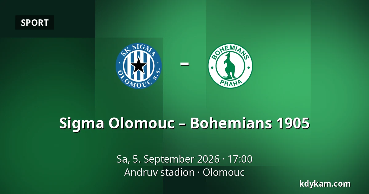 Sigma Olomouc – Bohemians 1905 — Andruv stadion, Olomouc