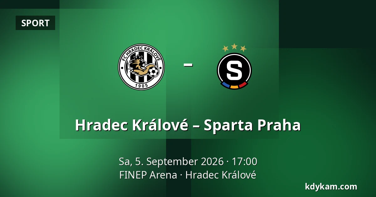 Hradec Králové – Sparta Praha — FINEP Arena, Hradec Králové