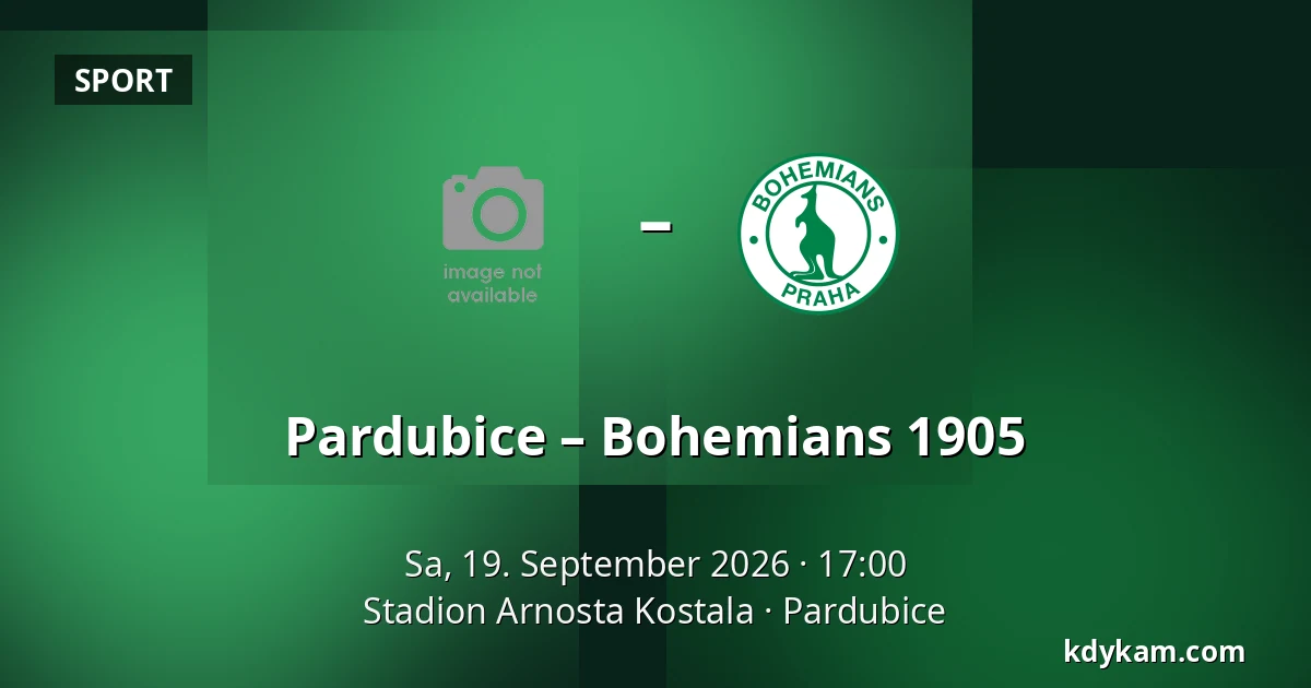 Pardubice – Bohemians 1905 — Stadion Arnosta Kostala, Pardubice
