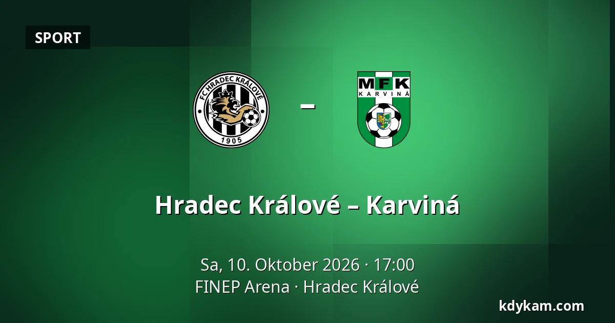 Hradec Králové – Karviná — FINEP Arena, Hradec Králové