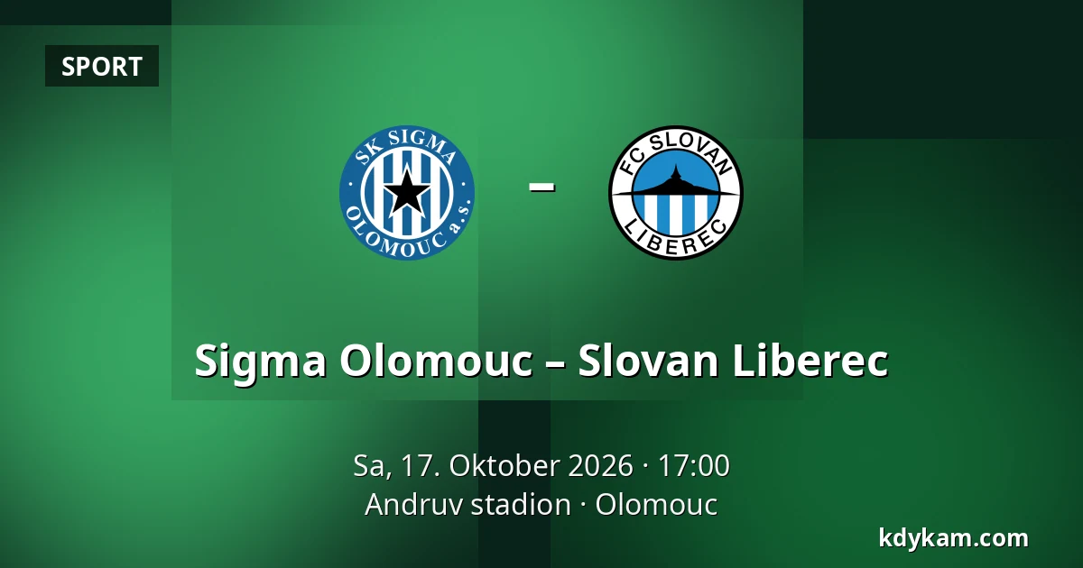 Sigma Olomouc – Slovan Liberec — Andruv stadion, Olomouc