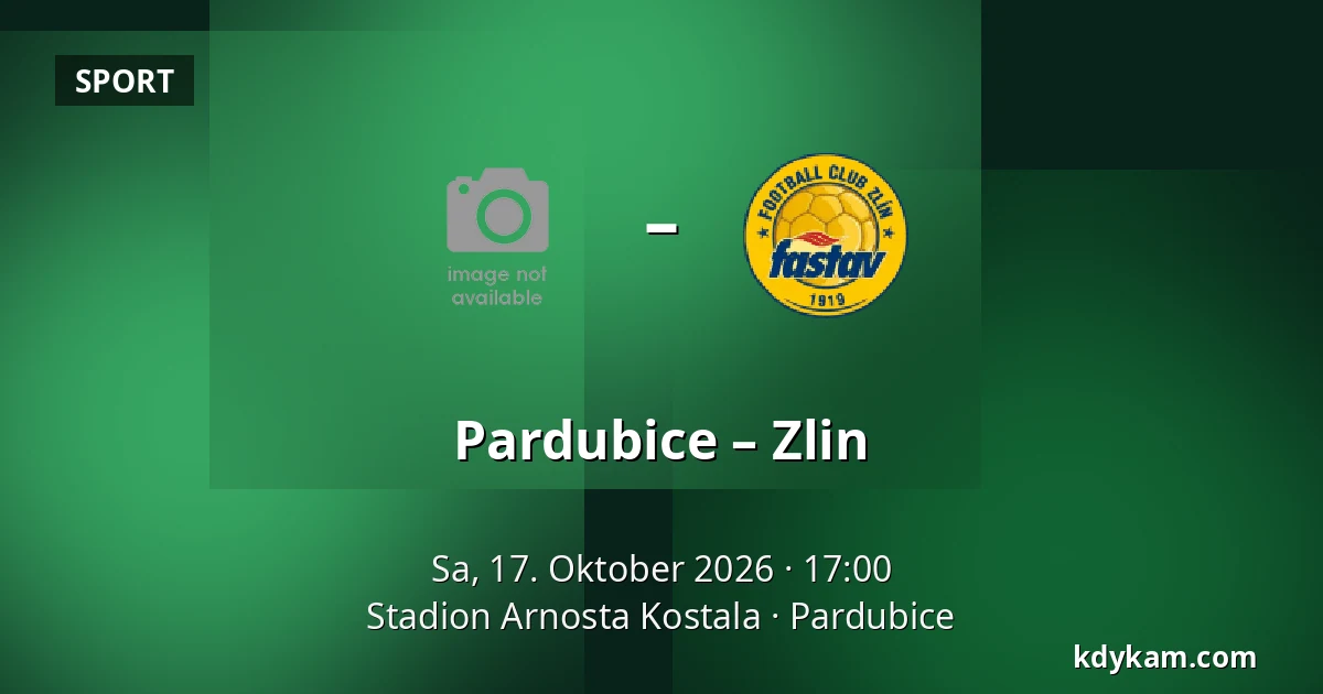 Pardubice – Zlin — Stadion Arnosta Kostala, Pardubice