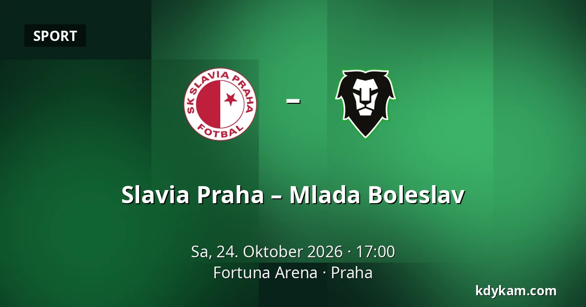 Slavia Praha – Mlada Boleslav — Fortuna Arena, Prag