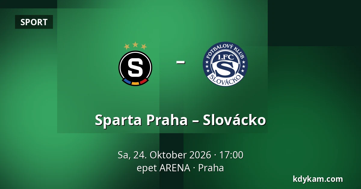 Sparta Praha – Slovácko — epet ARENA, Prag
