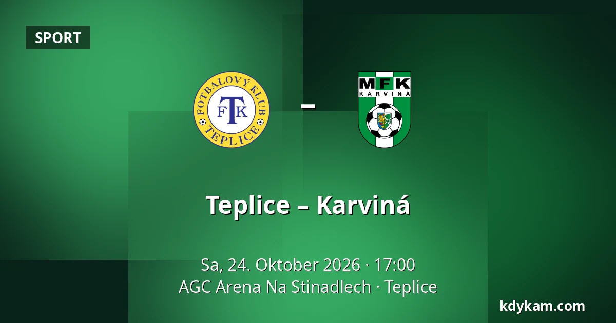 Teplice – Karviná — AGC Arena Na Stinadlech, Teplice