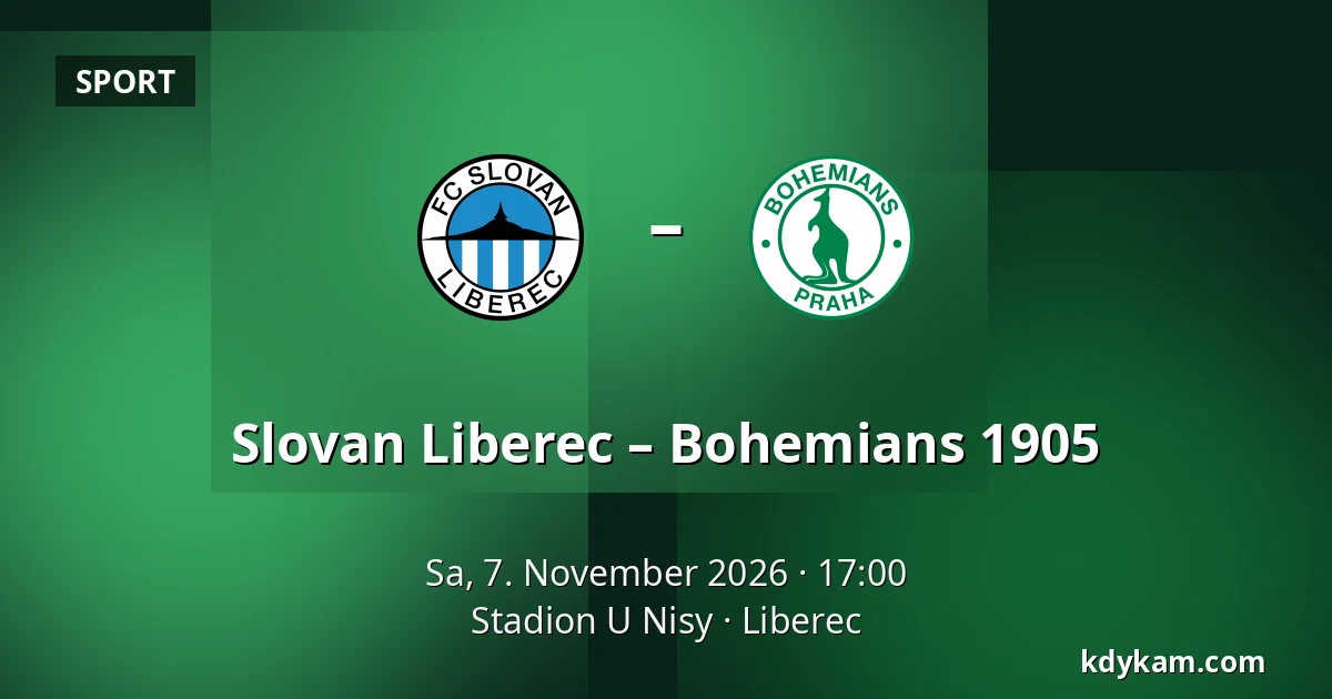 Slovan Liberec – Bohemians 1905 — Stadion U Nisy, Liberec