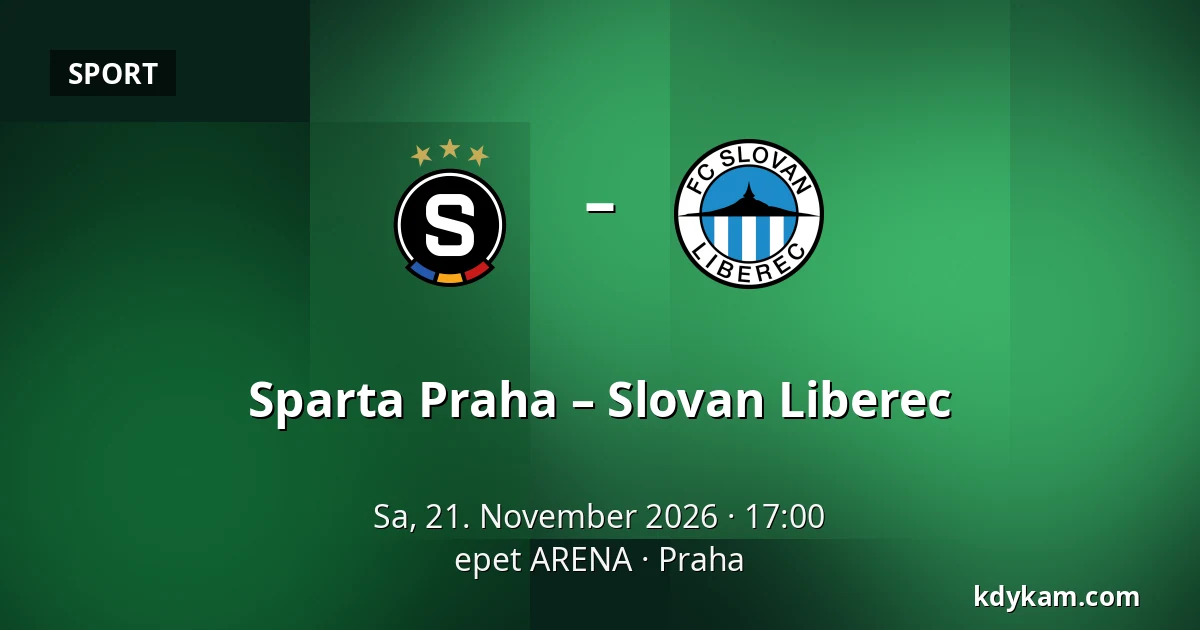 Sparta Praha – Slovan Liberec — epet ARENA, Prag