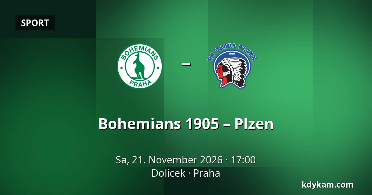 Bohemians 1905 – Plzen — Dolicek, Prag