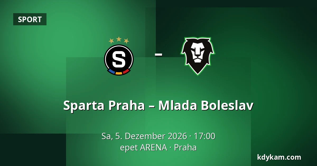 Sparta Praha – Mlada Boleslav — epet ARENA, Prag