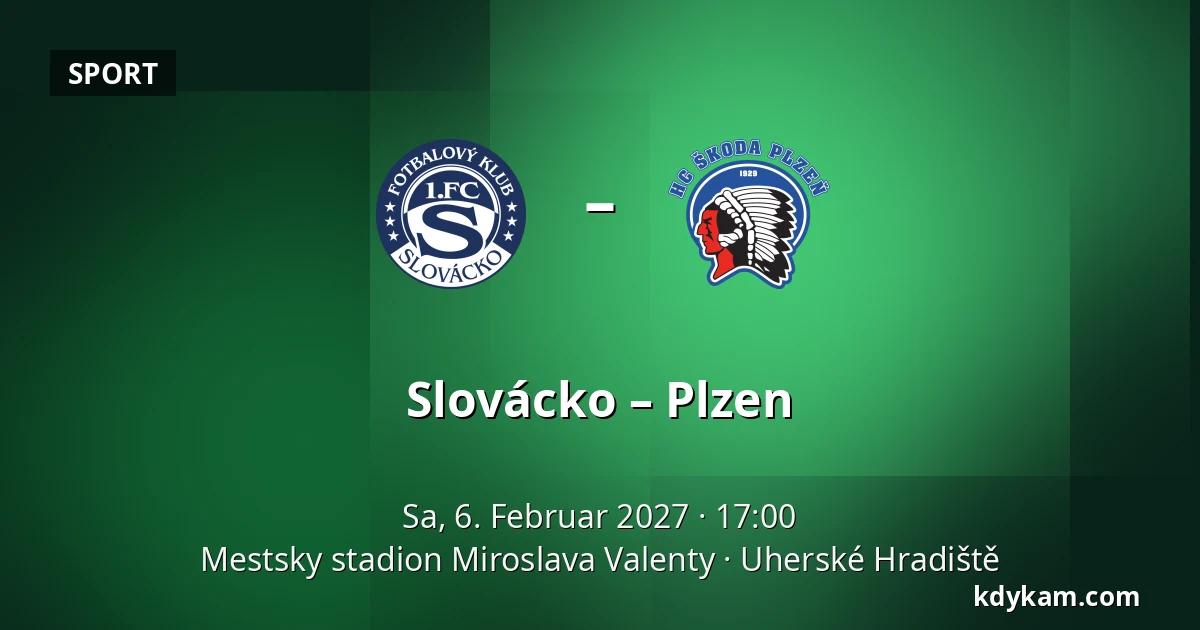 Slovácko – Plzen — Mestsky stadion Miroslava Valenty, Uherské Hradiště