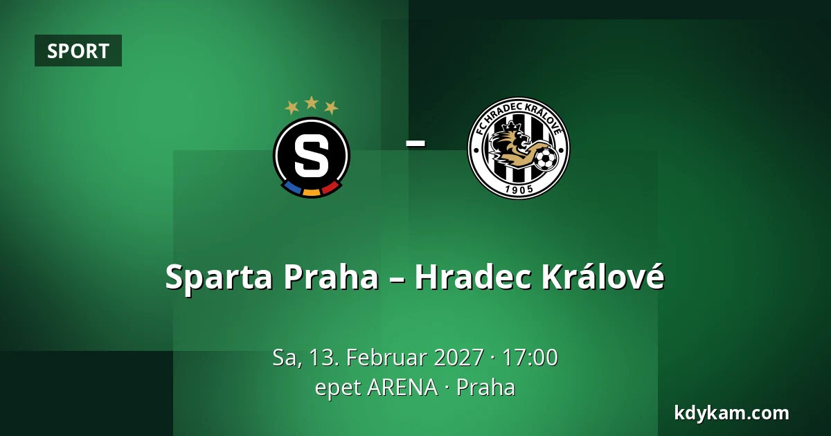 Sparta Praha – Hradec Králové — epet ARENA, Prag