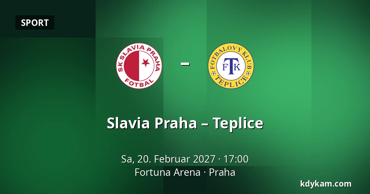 Slavia Praha – Teplice — Fortuna Arena, Prag