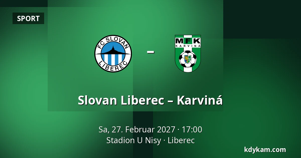 Slovan Liberec – Karviná — Stadion U Nisy, Liberec