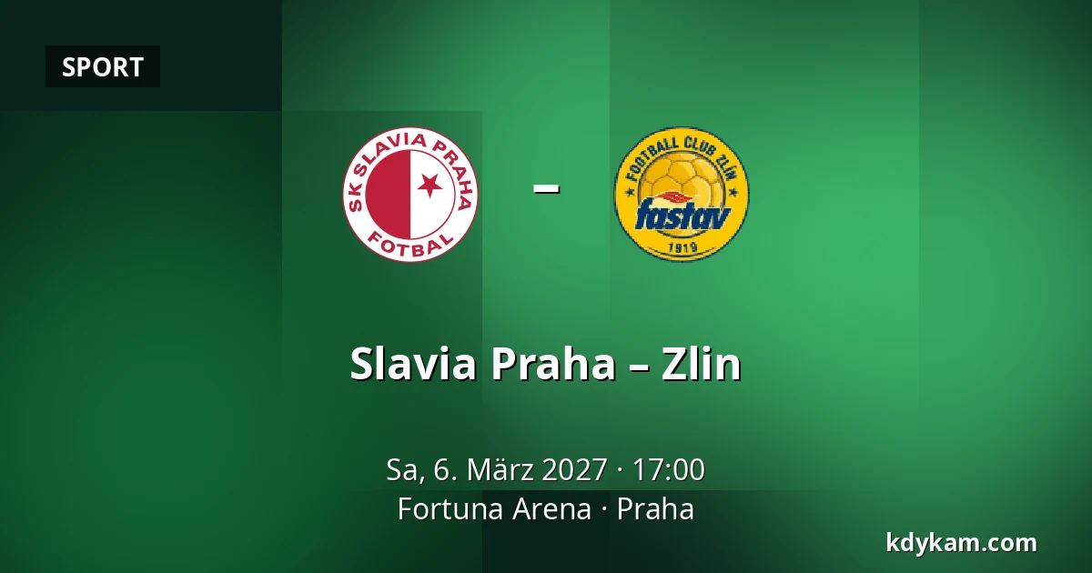 Slavia Praha – Zlin — Fortuna Arena, Prag