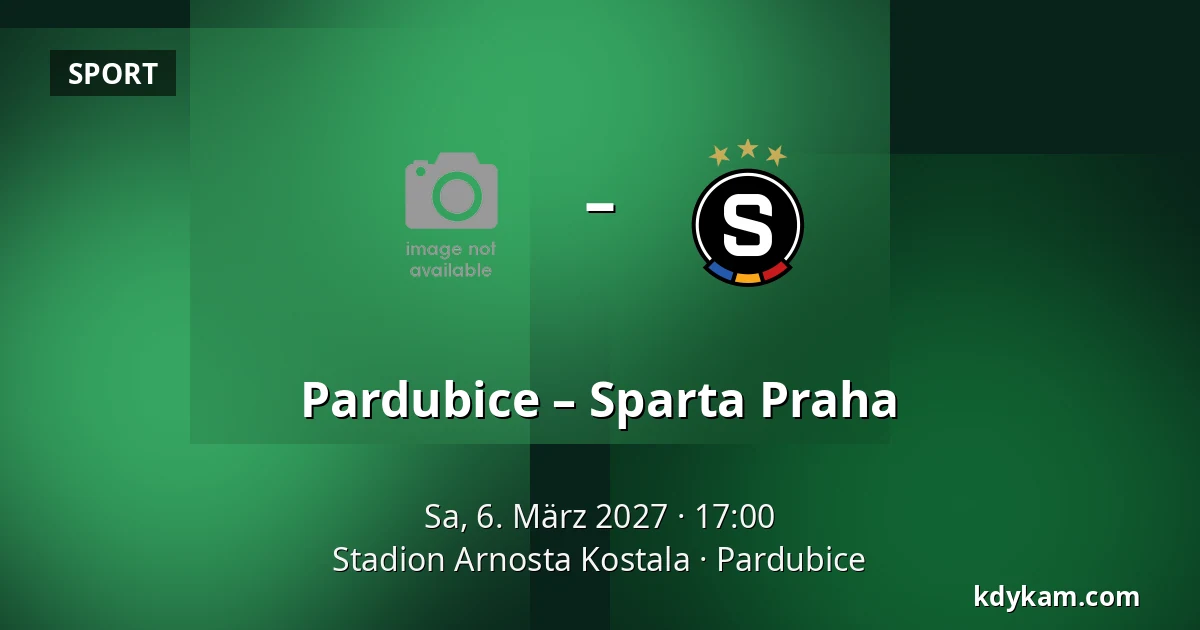 Pardubice – Sparta Praha — Stadion Arnosta Kostala, Pardubice