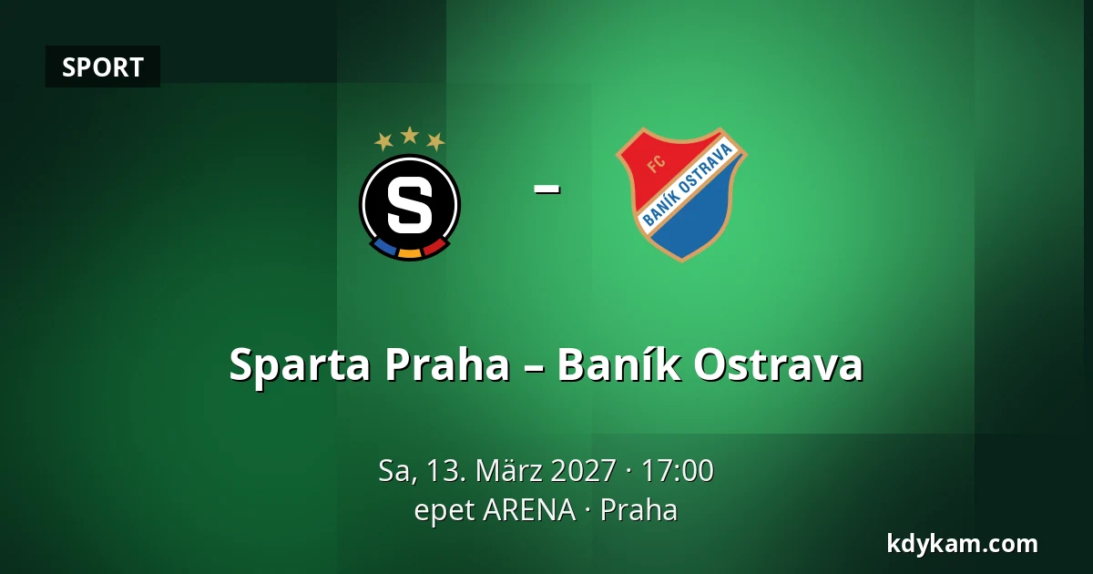 Sparta Praha – Baník Ostrava — epet ARENA, Prag