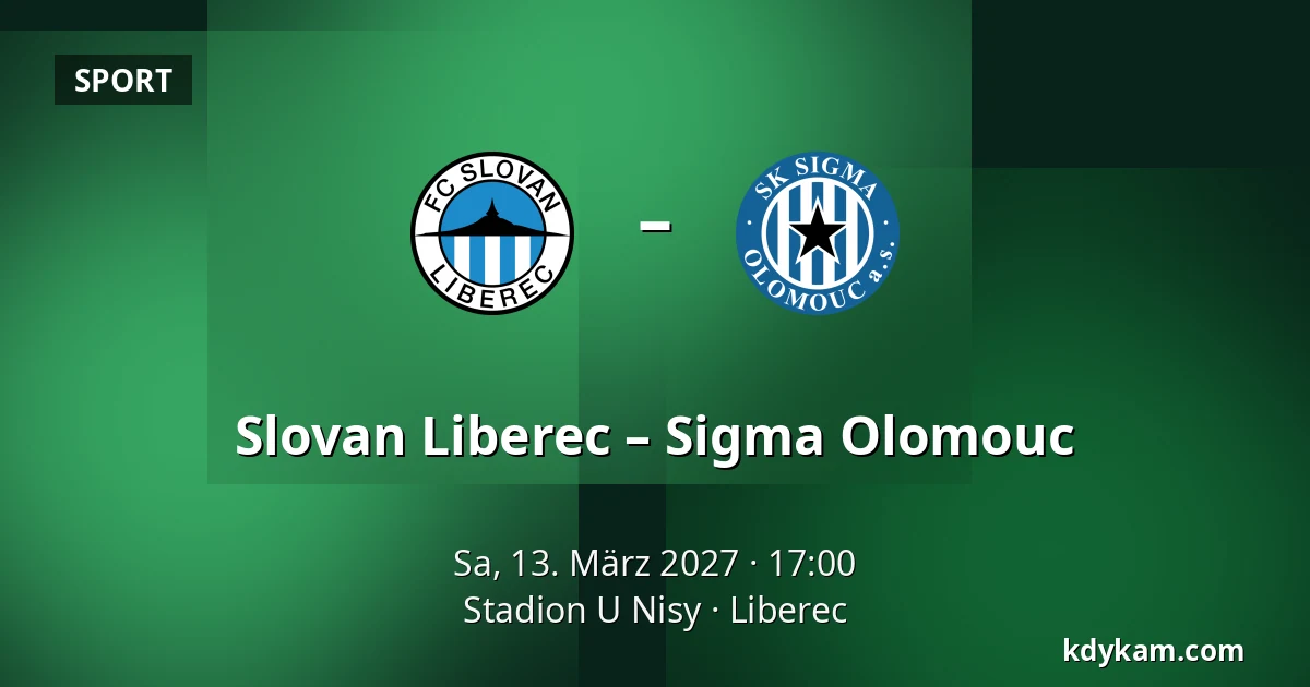 Slovan Liberec – Sigma Olomouc — Stadion U Nisy, Liberec