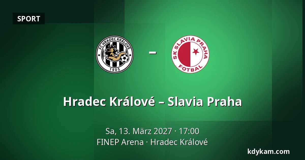 Hradec Králové – Slavia Praha — FINEP Arena, Hradec Králové