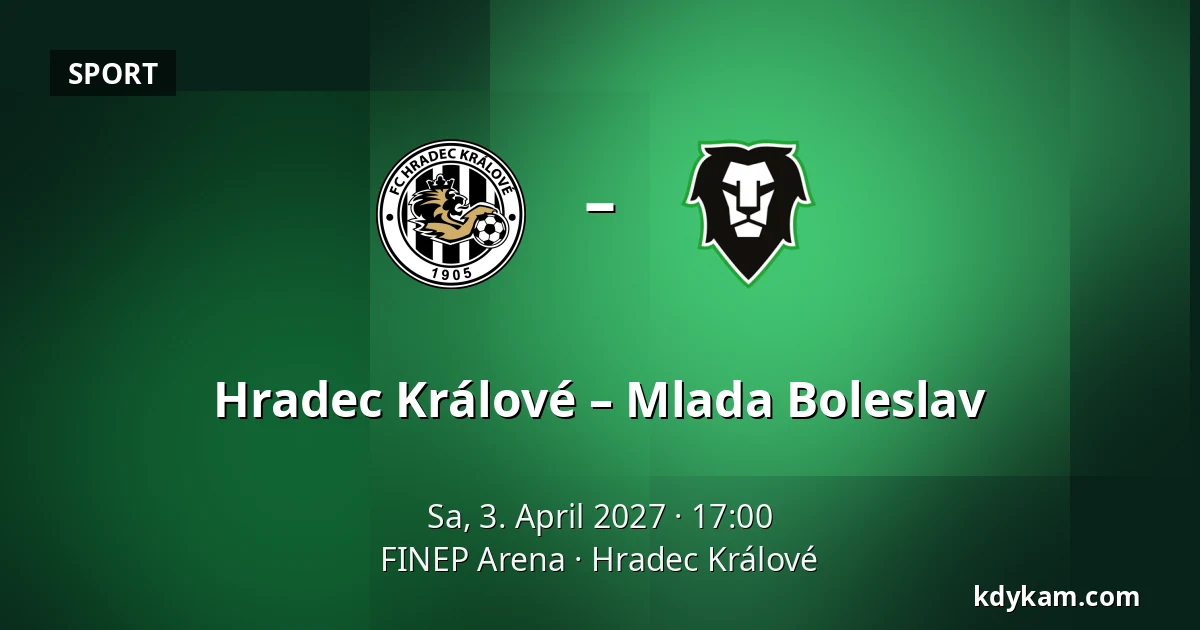 Hradec Králové – Mlada Boleslav — FINEP Arena, Hradec Králové