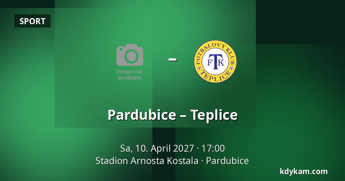 Pardubice – Teplice — Stadion Arnosta Kostala, Pardubice