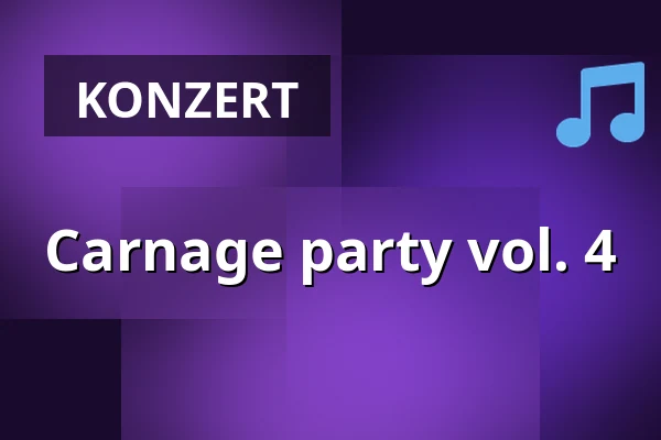 Carnage party vol. 4 — Modrá Vopice, Prag