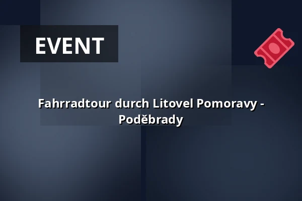 Fahrradtour durch Litovel Pomoravy - Poděbrady — Velký sál Záložny, Litovel