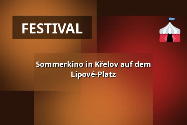 Sommerkino in Křelov auf dem Lipové-Platz — Křelov-Břuchotín, Olmütz