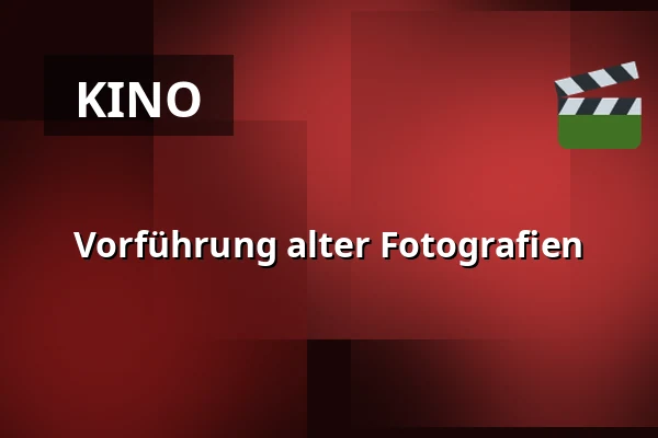 Vorführung alter Fotografien — Kino Mže, Tachov